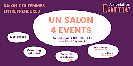 Imagen principal de Salon des femmes entrepreneures : 4 events en 1