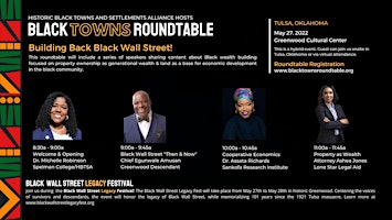 Black Towns Roundtable- Tulsa Edition