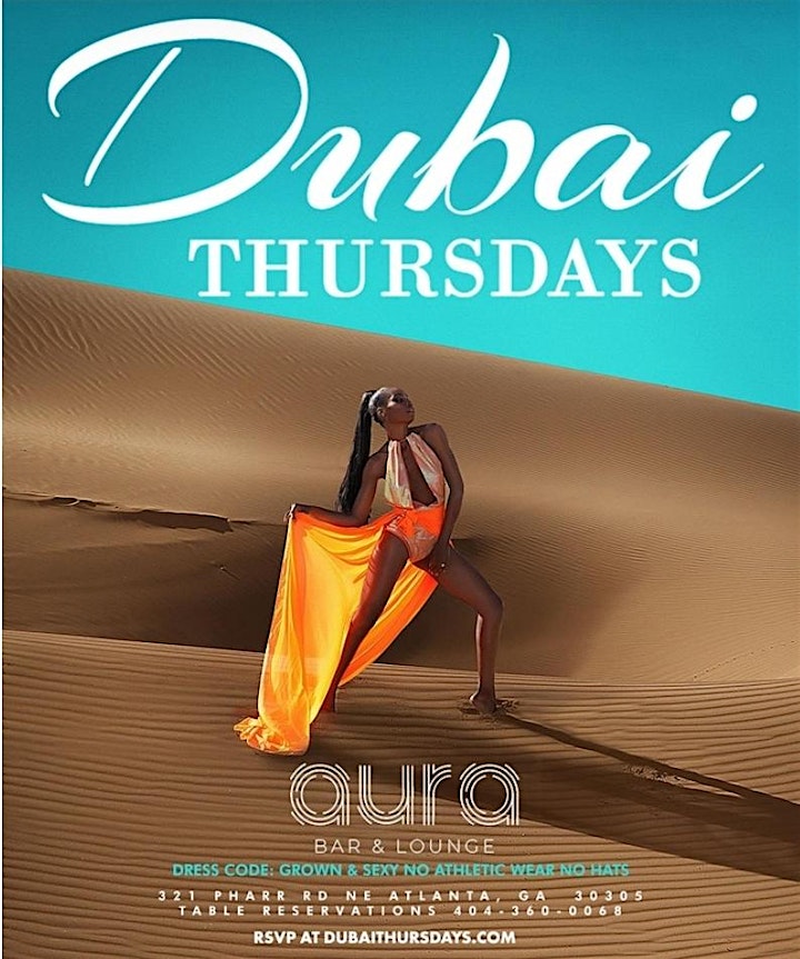 Dubai Thursdays Pre-Labor Day WKND Kick-off/Free Entry Before 12a/SOGA ENT image