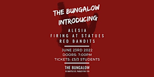 The Bungalow Introducing Alesia, Firing at Statues and Red Bandits