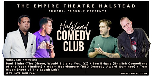 Halstead Comedy Club with headliner Paul Sinha