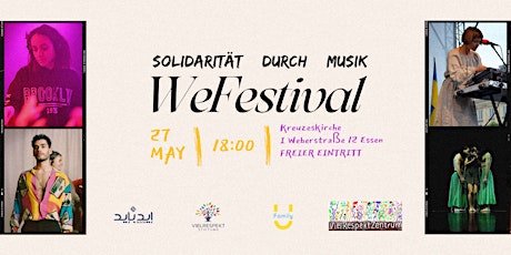 Hauptbild für WeFestival, Solidarität durch Musik