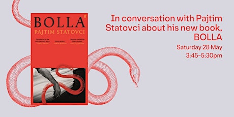 In Conversation with Pajtim Statovci - Author of My Cat Yugoslavia & BOLLA tickets