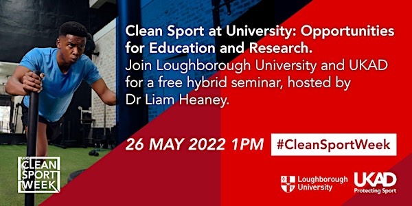 Clean Sport at University: Opportunities for Education and Research