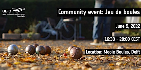 Community Event: Jeu de boules tickets