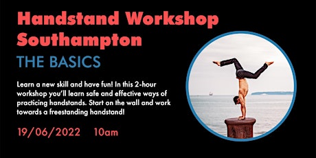 Handstand Workshop Southampton - The Basics tickets