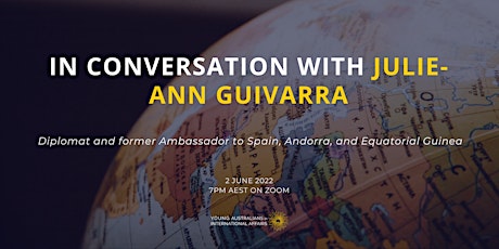 In conversation with Julie-Ann Guivarra tickets