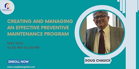 Creating and Managing an Effective Preventive Maintenance Program tickets