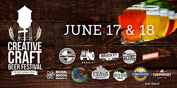 Mississauga Creative Craft Beer Festival, June 17-18th 2022