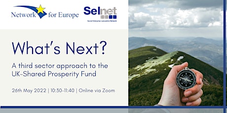 What’s Next? - A third sector approach to the UK-Shared Prosperity Fund tickets