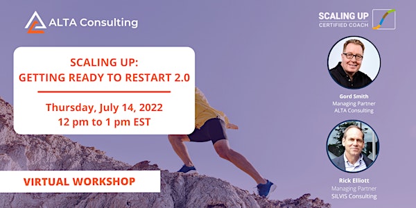 Scaling Up: Getting Ready to Restart 2.0