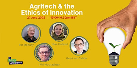 Agritech and the Ethics of Innovation tickets