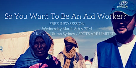 So You Want To Be An International Aid Worker? primary image