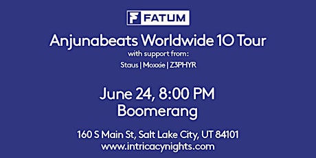 Anjunabeats Worldwide 10 - Salt Lake City tickets