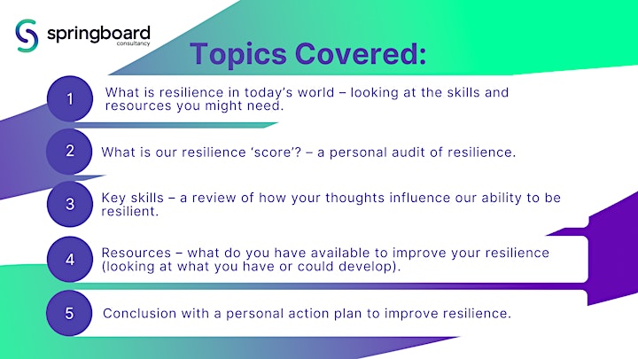 Building your personal resilience image