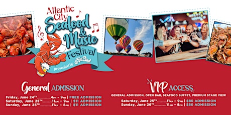 Atlantic City Seafood and Music Festival tickets