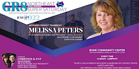 GR8 NORTHEAST SMALL BUSINESS/ADVANCED PRODUCT TRAINING w/MELISSA PETERS! tickets