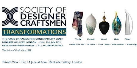 PV for 'Transformations' exhibition - Tue 14 June -Bankside Gallery, London tickets