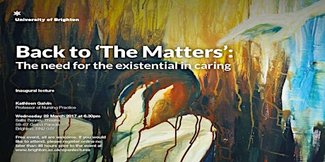 Back to  'The Matters': The need for the existential in caring primary image