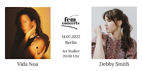 fem concerts - Debby Smith + Vida Noa tickets