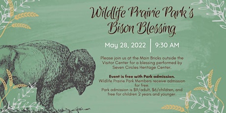 Wildlife Prairie Park's Bison Blessing tickets