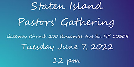 Staten Island Pastors' Gathering tickets