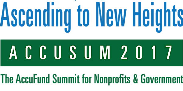 AccuSum 2017 - Accounting Summit for Nonprofits and Government