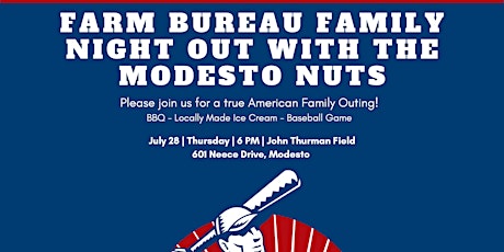 Farm Bureau Family Night Out with the Modesto Nuts tickets