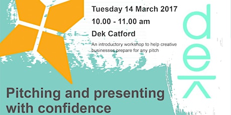 Pitching and presenting with confidence primary image