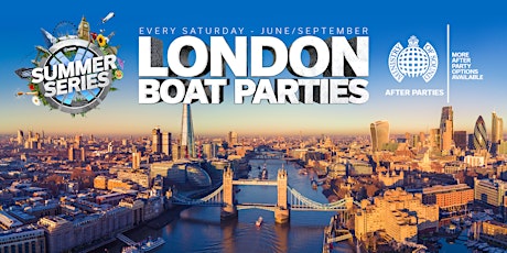 London Boat Party with FREE After Party! primary image