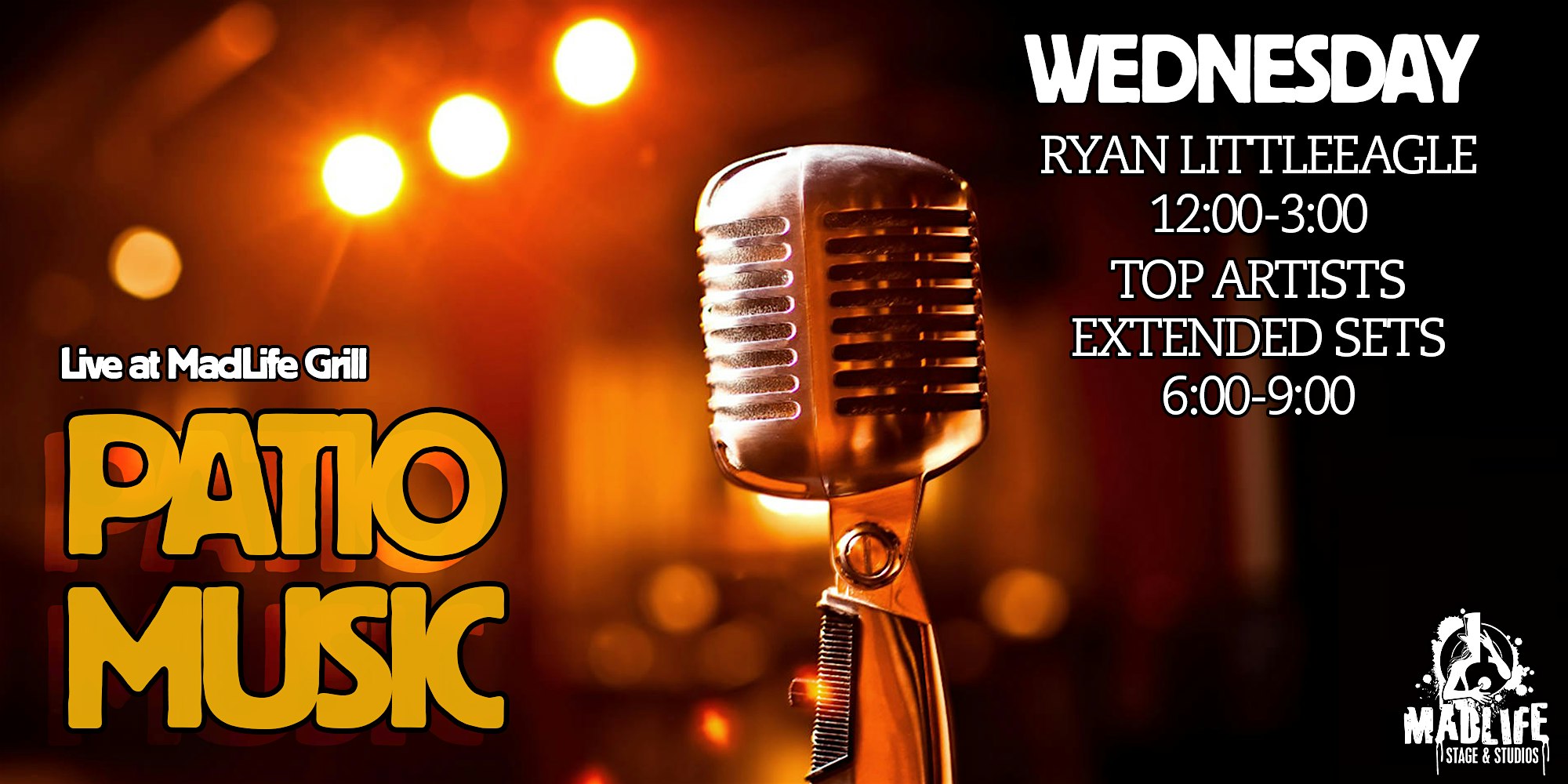 WED Patio: Ryan LittleEagle 12-3 · Top Artists — Extended Sets 6-9