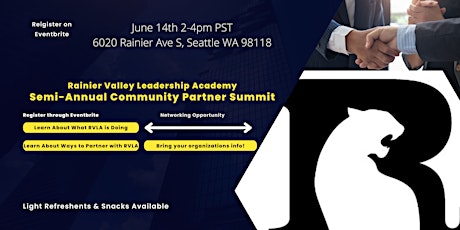 Rainier Valley Leadership Academy Semi-Annual Community Partner Summit tickets