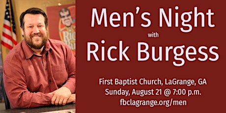 Men's Night With Rick Burgess