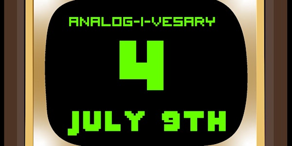 Analog Brewing 4th Year Anniversary Party