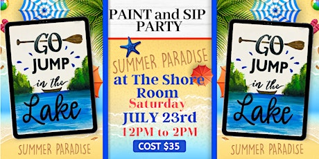 Brunch Paint and Sip at The Shore Room tickets