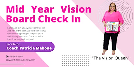 Mid-Year Check In Vision Board Party tickets