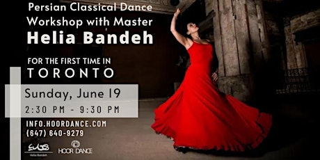 Persian Classical Dance Workshop with Master Helia Bandeh tickets