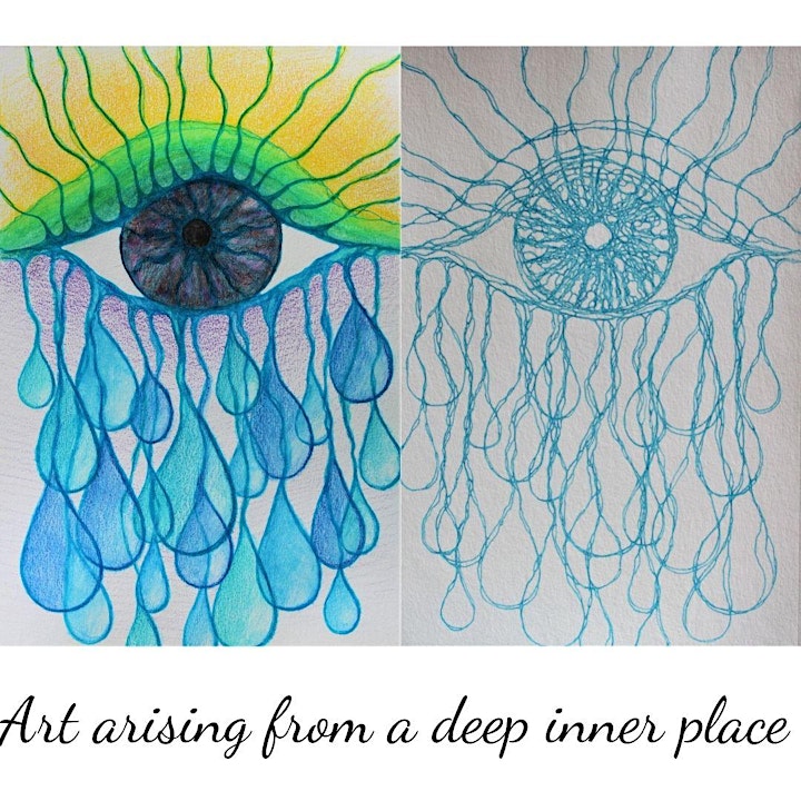 the Art of Grieving - through Guided Neurographica Drawing Processes image