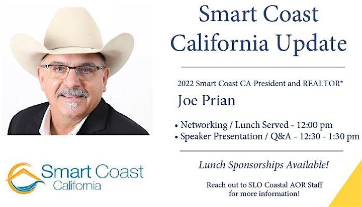 Smart Coast California Update - IN PERSON image