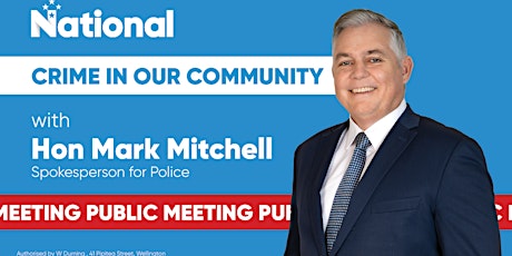 Public Meeting on Crime- With Mark Mitchell tickets