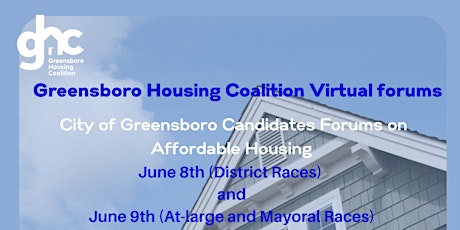 Greensboro City Council Candidates Forums on Affordable Housing tickets