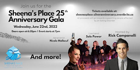 Sheena's Place 25th Anniversary Gala tickets