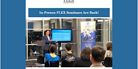 FLEX新法教育学院 5月后三场“大学申请”在线系列讲座 tickets