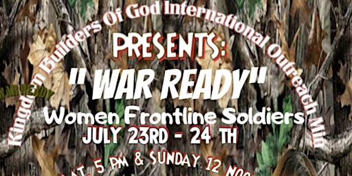 “WAR READY “  WOMEN FRONTLINE SOLDIERS!