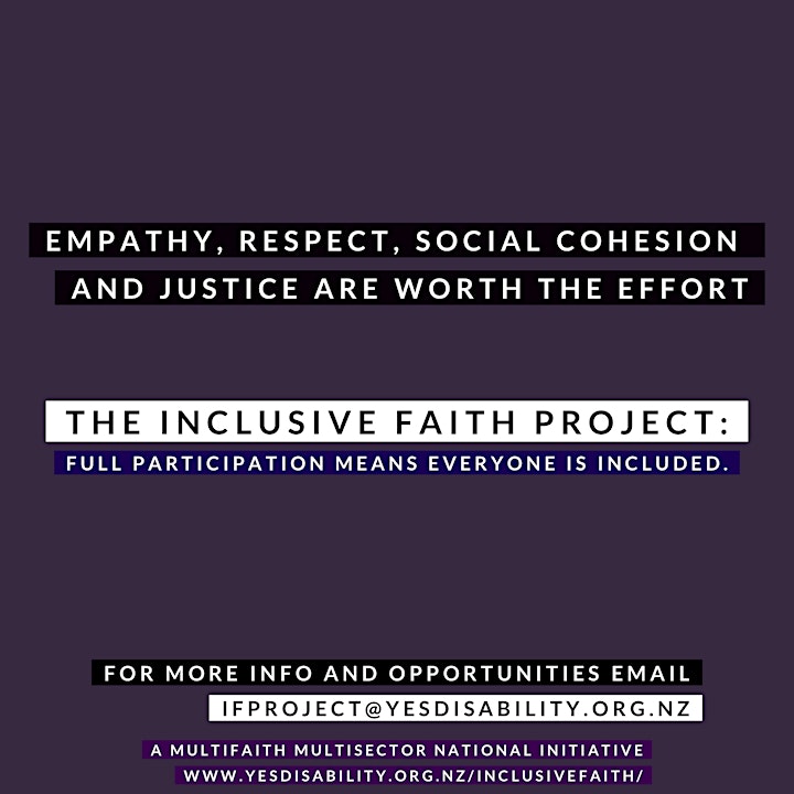 Inclusive Faith Project: Palmerston North Regional Hui image