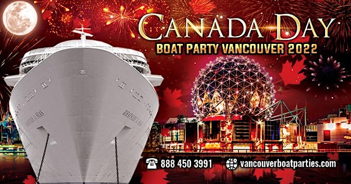 Summer Vibes Long Weekend Boat Party Vancouver 2022 | Tickets Start at $25 image