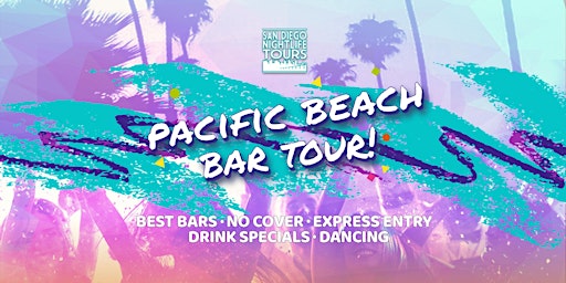 Imagem principal do evento Pacific Beach Bar Tour (4 fun bars included)
