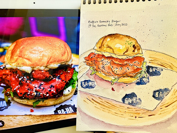 Creative Food Journaling with Sketch & Watercolour 220611 image