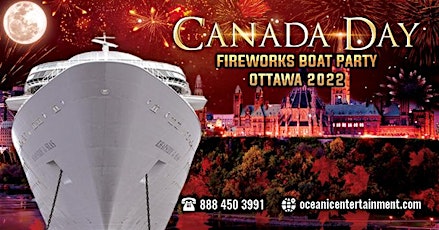 Canada Day Fireworks Boat Party Ottawa 2022 tickets
