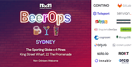 Imagen principal de BeerOps, Sydney - "Australia's largest DevOps & Data Meetup!"